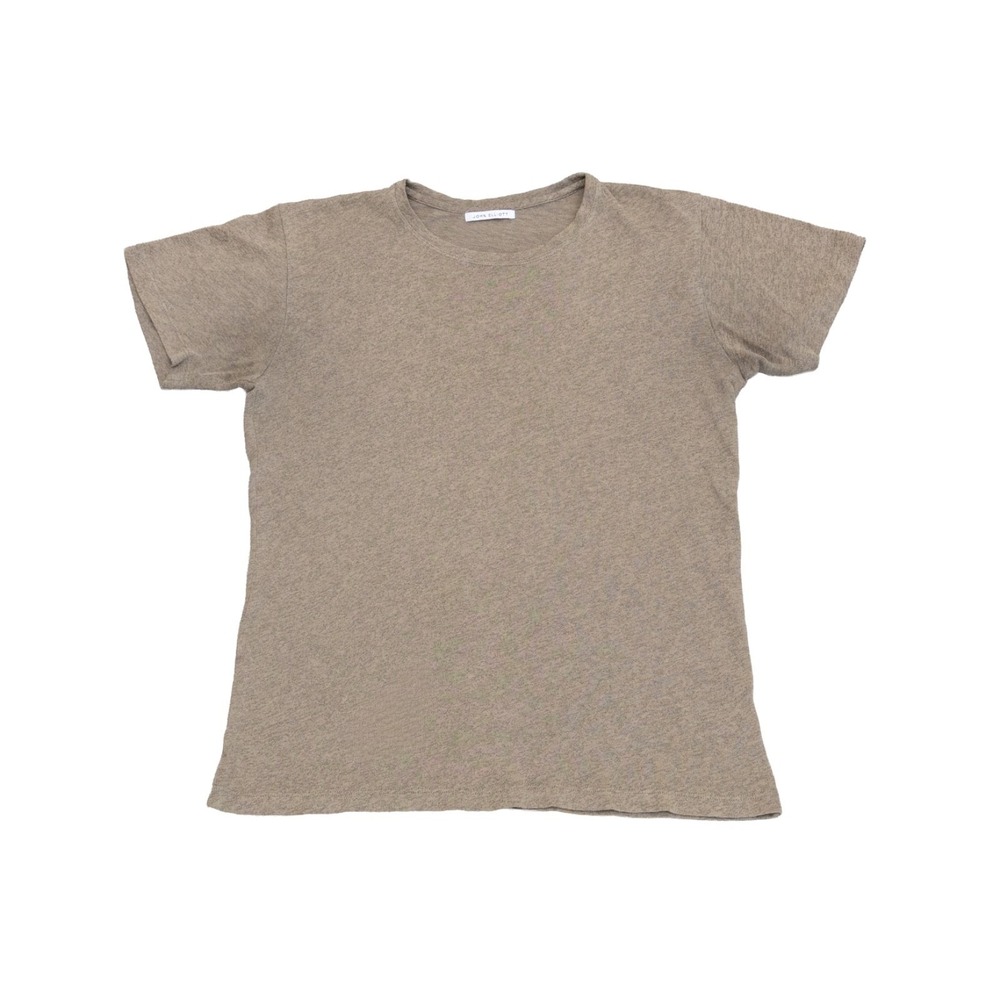 John Elliott Beige Crew Neck T-Shirt Made in USA Size 3/L